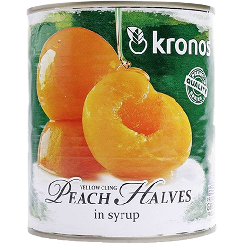 Kronos Peach Halves In Syrup
