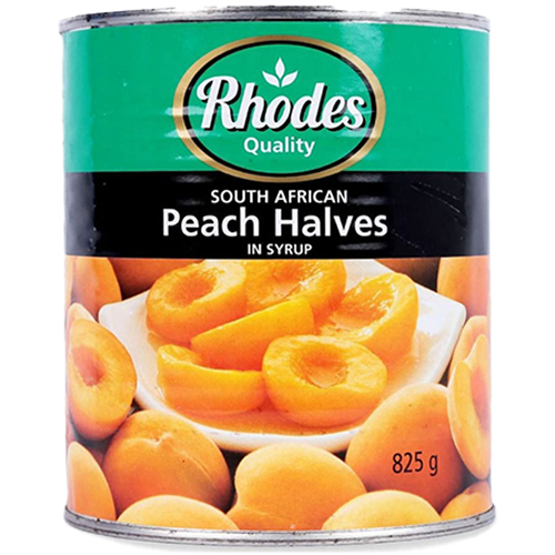Rhodes Peach Halves In Syrup