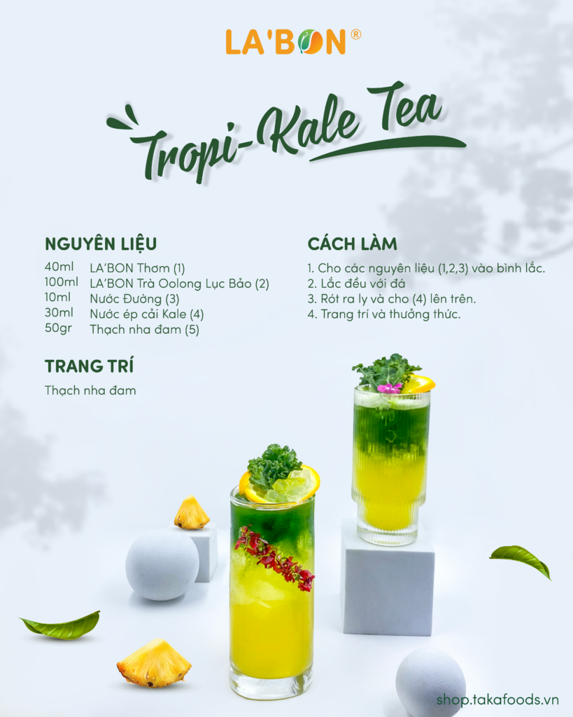 Công thức pha chế Tropi-Kale Tea