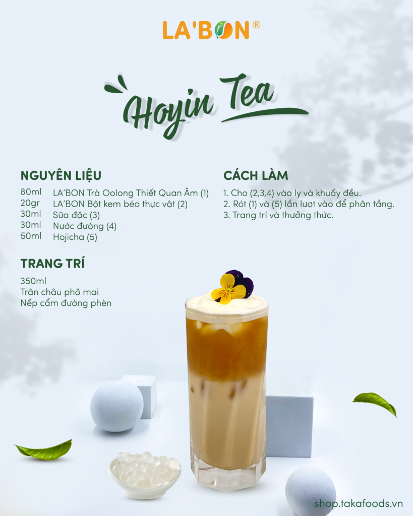 Công thức pha chế HoYin Tea