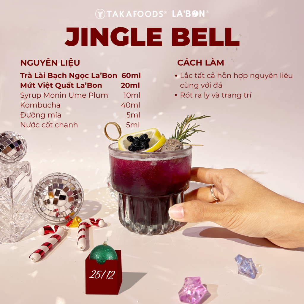 Công thức đồ uống Giáng Sinh 2024_Jingle Bell