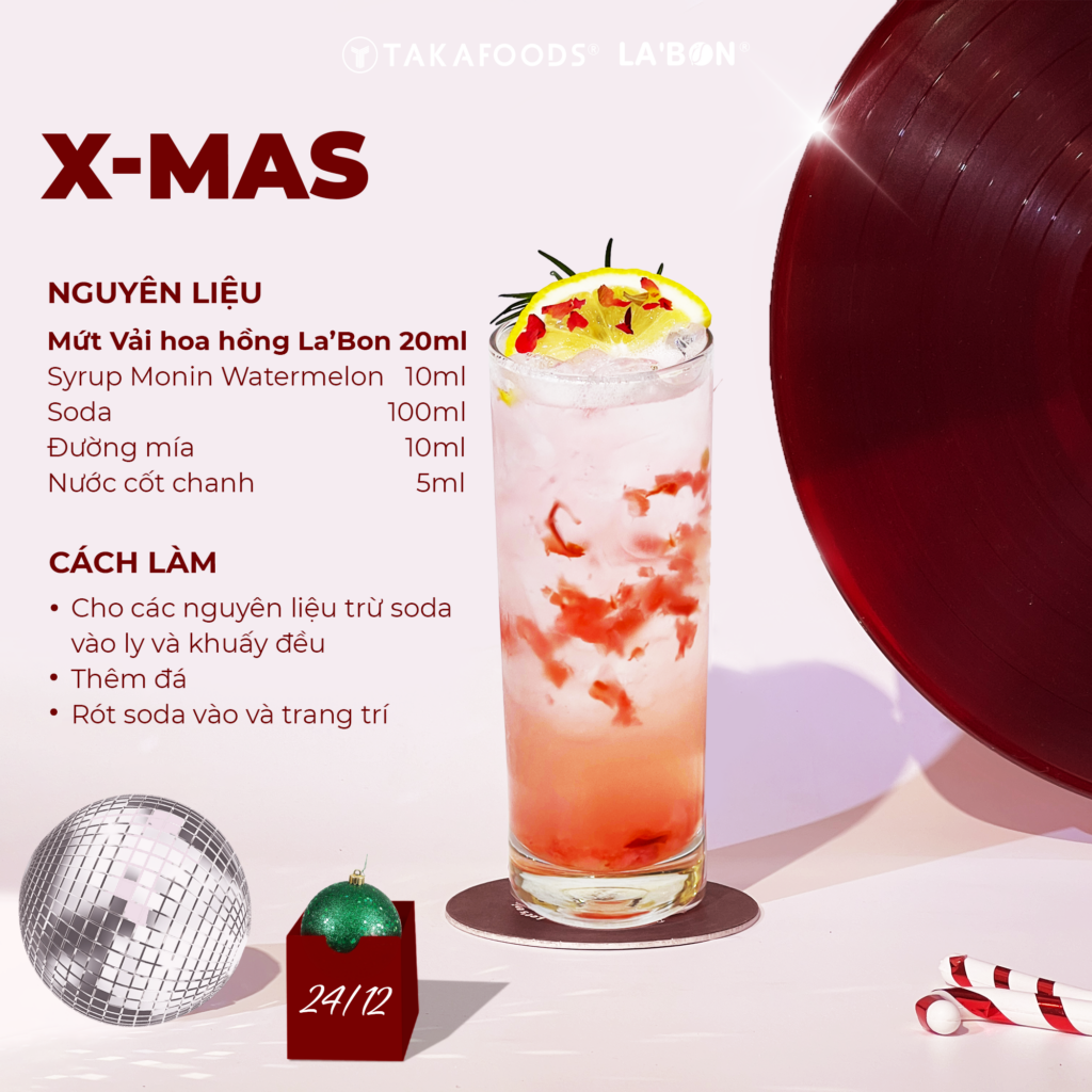 Công thức đồ uống Giáng Sinh 2024_X-Mas