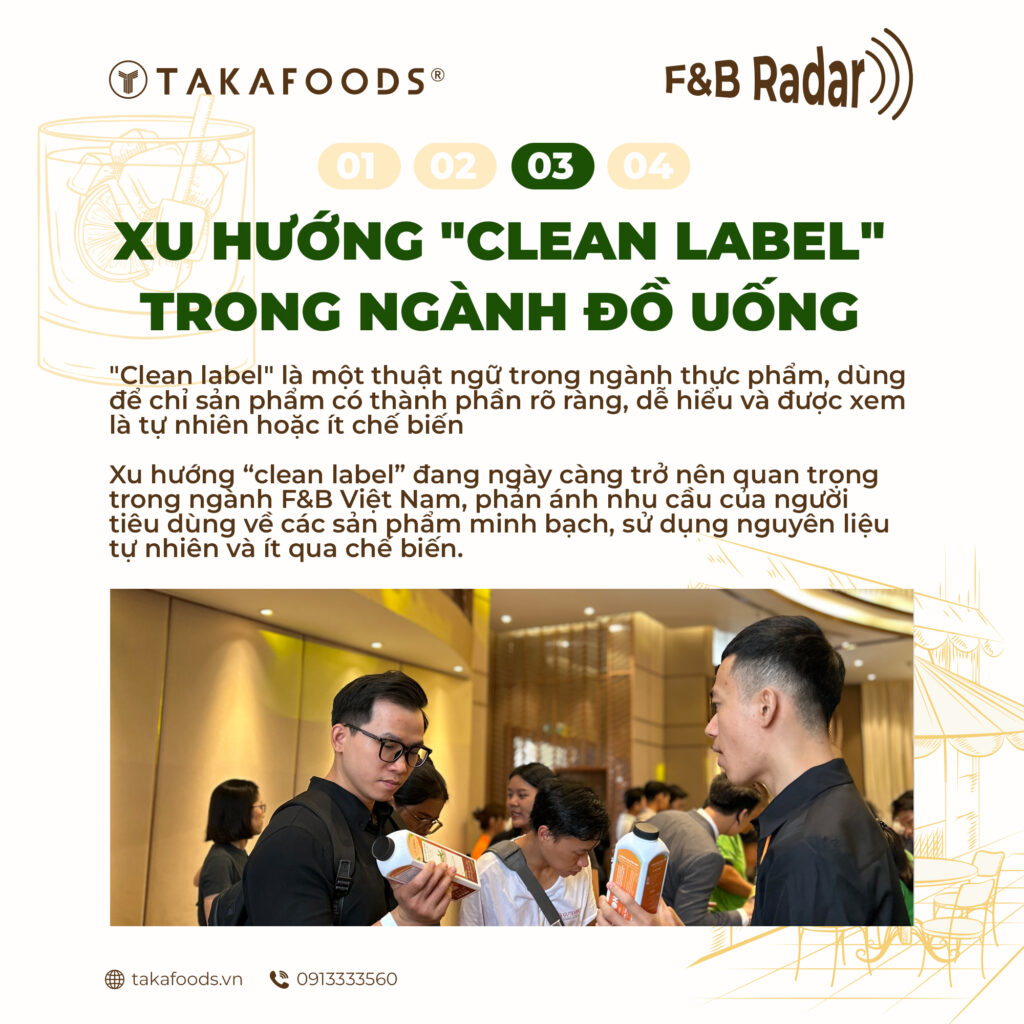 Xu hướng thị trường F&B 2025_Clean Label