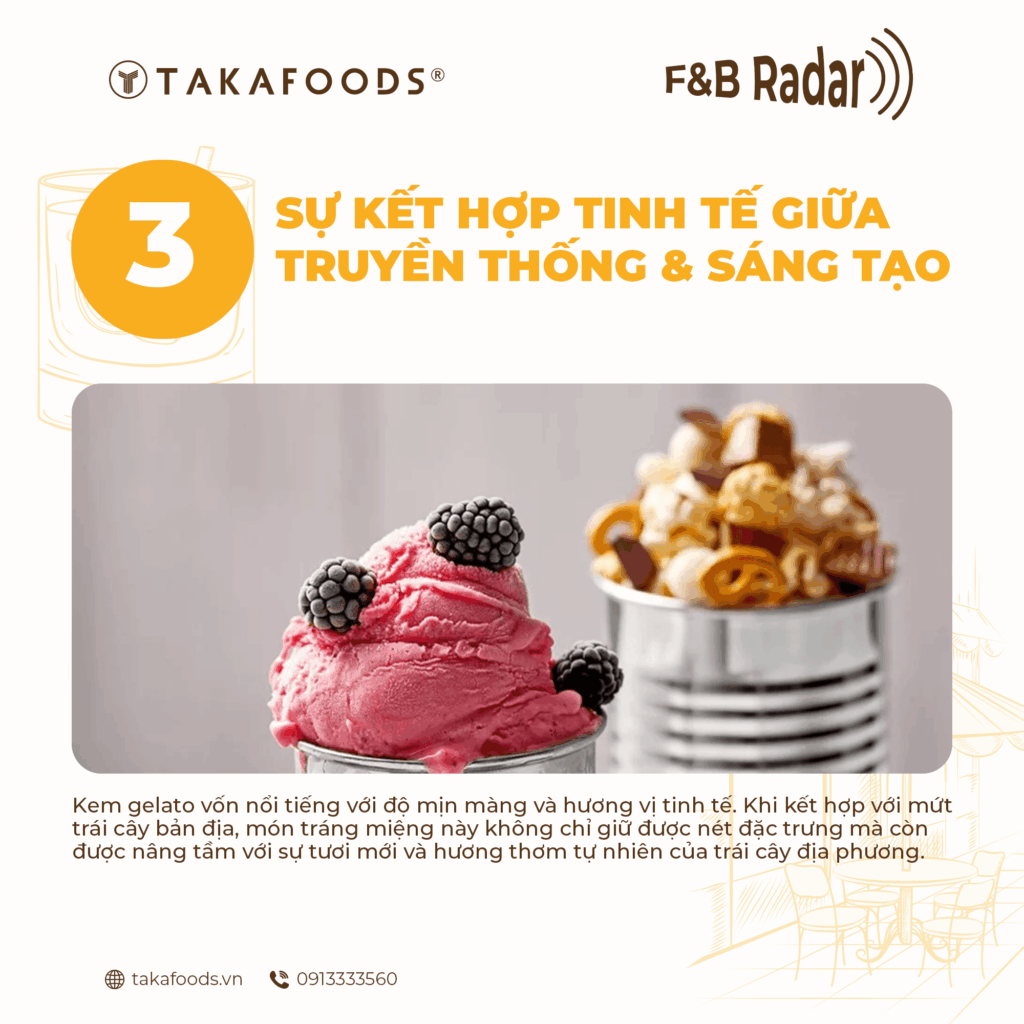 Xu hướng kem Gelato_Kết nối truyền thống & sáng tạo