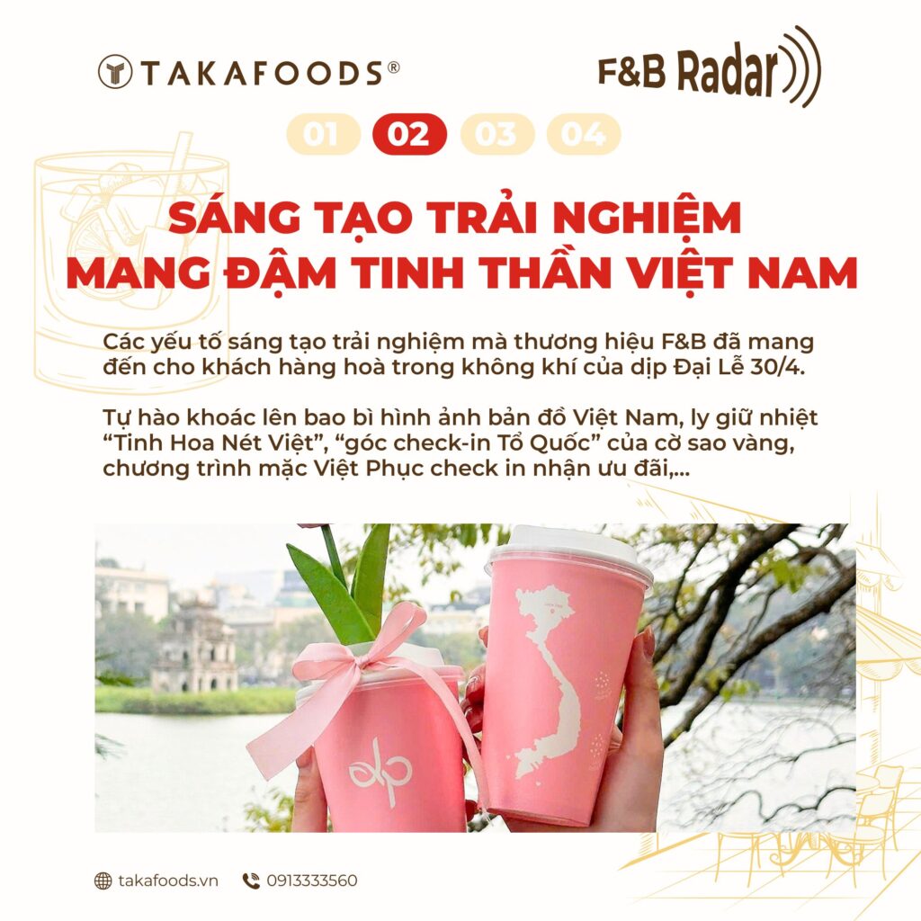 XU HƯỚNG F&B & GIẢI PHÓNG MIỀN NAM