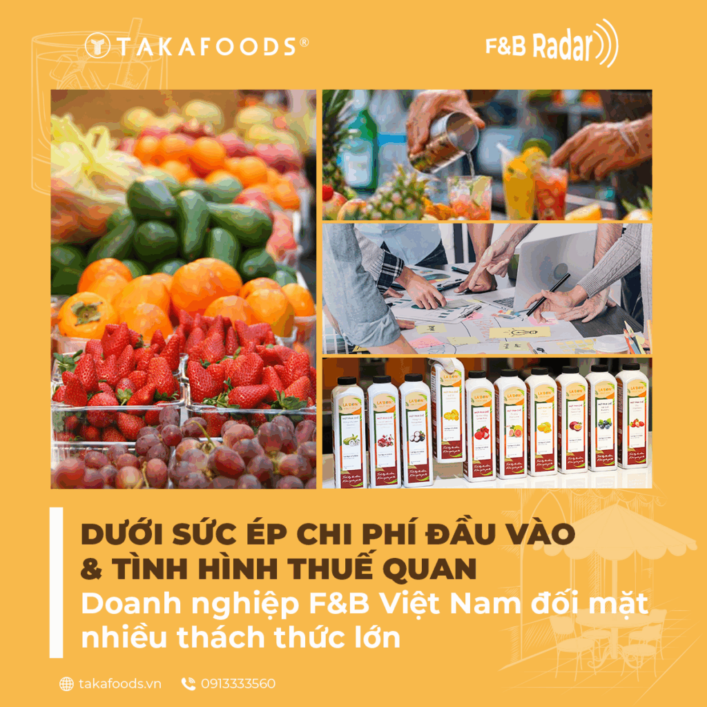 TÌNH HÌNH F&B VIỆT NAM MỚI NHẤT & THUẾ KHOÁN HỘ KINH DOANH