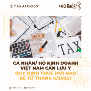 Luật thuế mới cho hộ kinh doanh