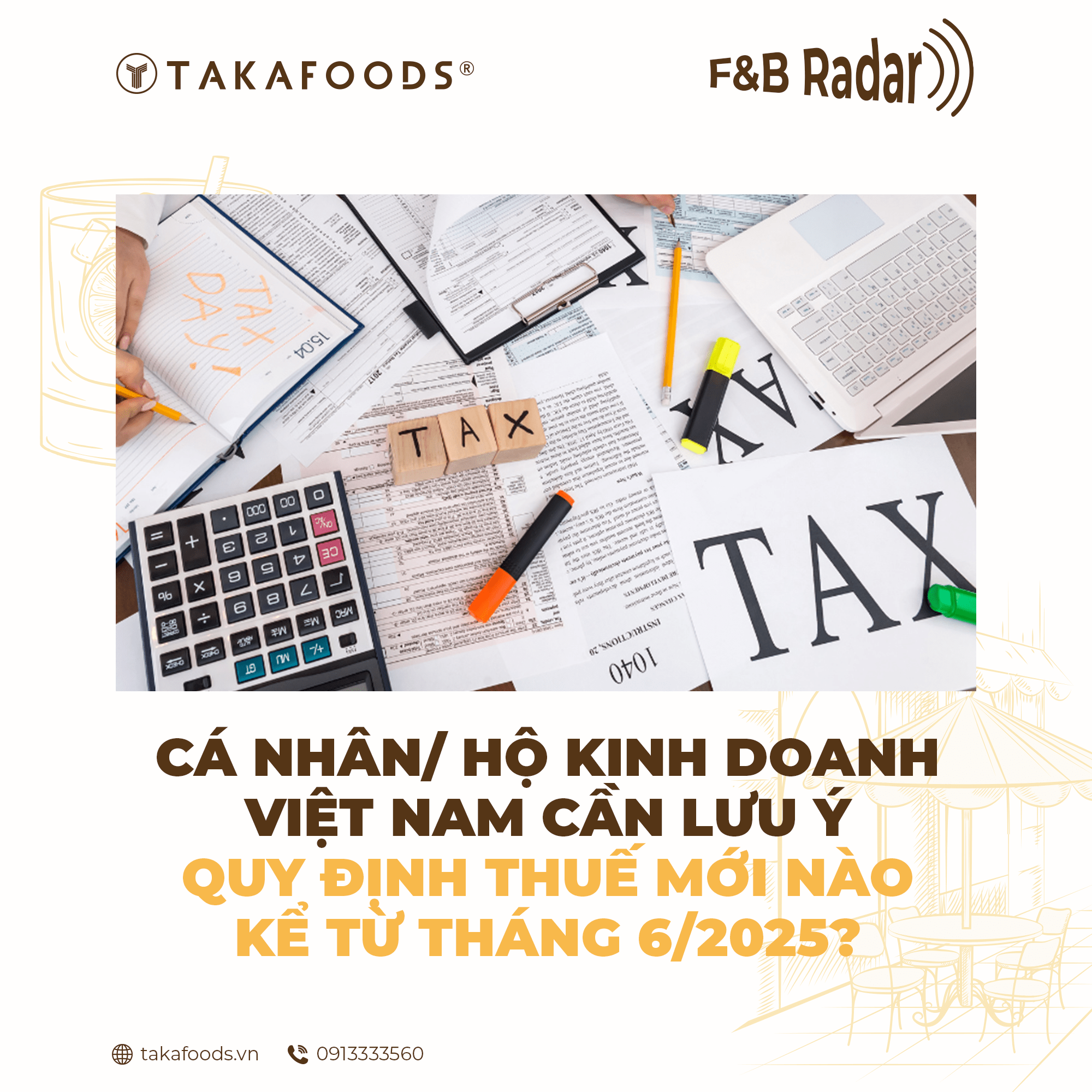 Luật Thuế mới Cho Hộ Kinh Doanh hiệu lực từ tháng 6/2025