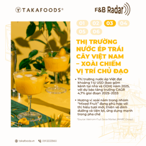 Xu hướng thị trường F&B 2025_Thị trường nước ép