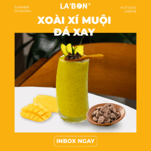 Ứng dụng Mứt pha chế Xoài La'Bon_Xoài xí muội đá xay