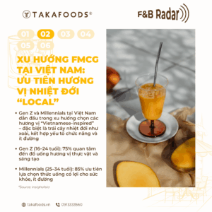 Xu hướng thị trường F&B 2025_FMCG chuộng sản phẩm từ xoài