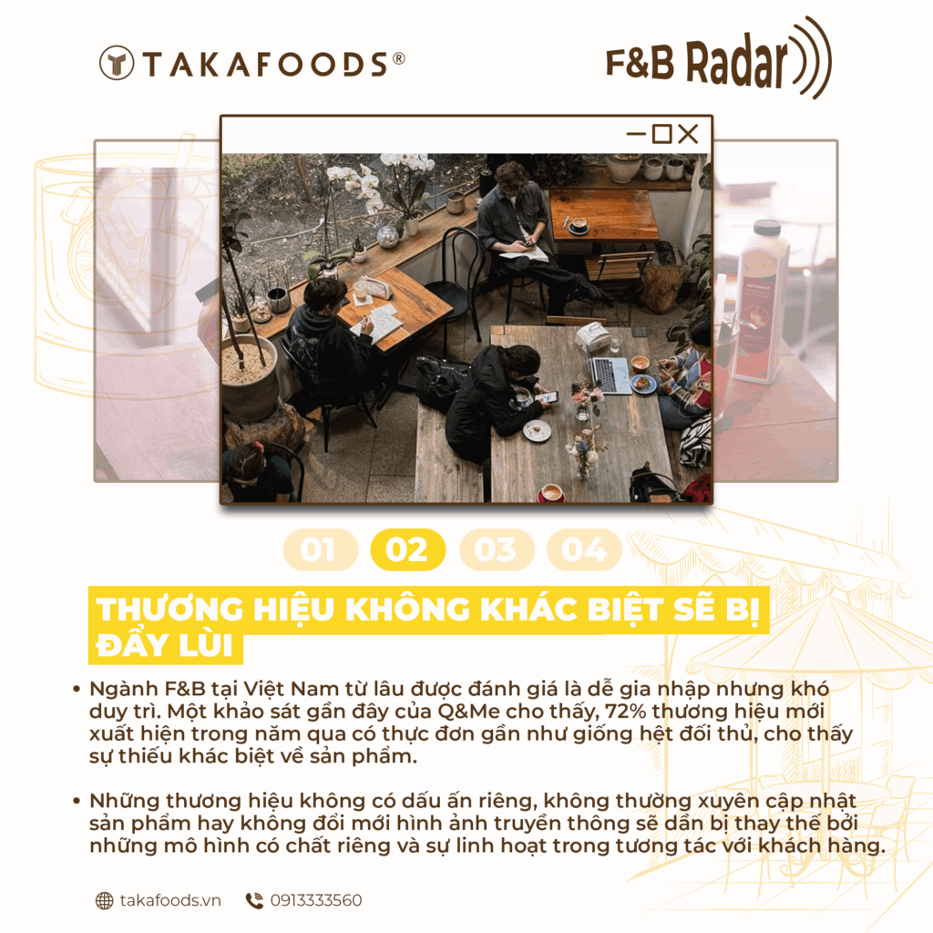 Thương hiệu không khác biệt sẽ bị đào thải