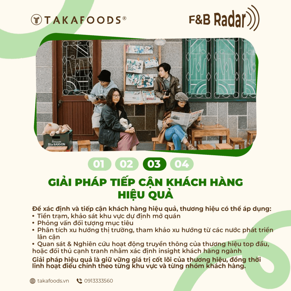Cách xác định khách hàng mục tiêu trong kinh doanh F&B