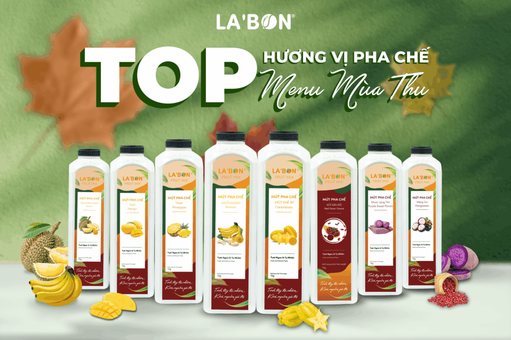 Top Mứt pha chế bản địa cho menu mùa thu