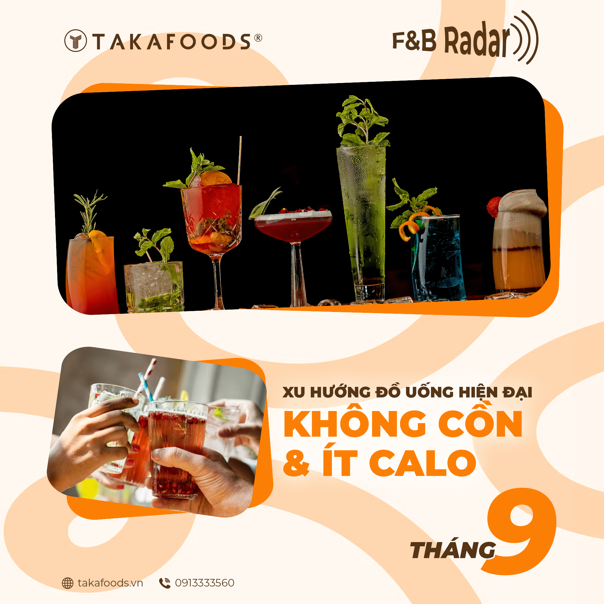 Xu hướng đồ uống không cồn & ứng dụng đồ uống ít calo – Giải pháp cho chủ quán F&B 2025
