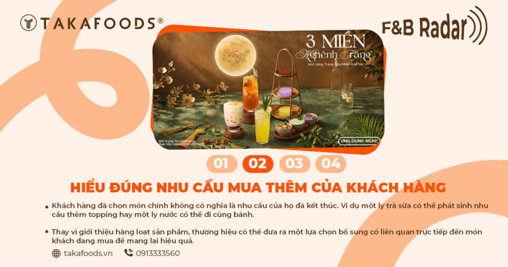 Hiểu đúng nhu cầu mua thêm của khách hàng]